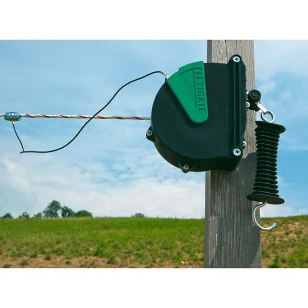 Flexigate dörrsystem - Kerbl - 441293/016 - Förlängbart rep 7,5 m - Stål - Svart