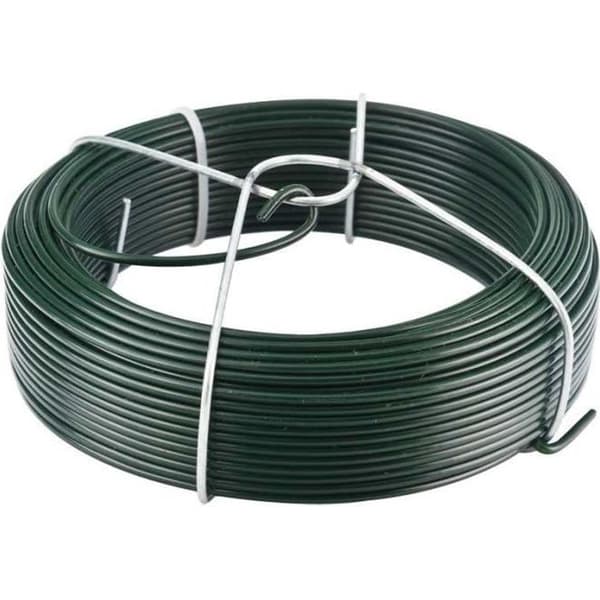 Plastiserad tråd - Bobi - 30m - Grön - Diameter 2mm - Multifunktion