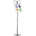 Miniatyrbild 3 av 4: Fristående informationsskylt med fällbar aluminiumram - DURABLE - 1 x DIN A3 - Vit
