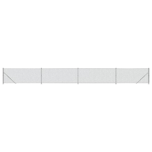 Gunnebostängsel med stolpsko silver 1x10 m