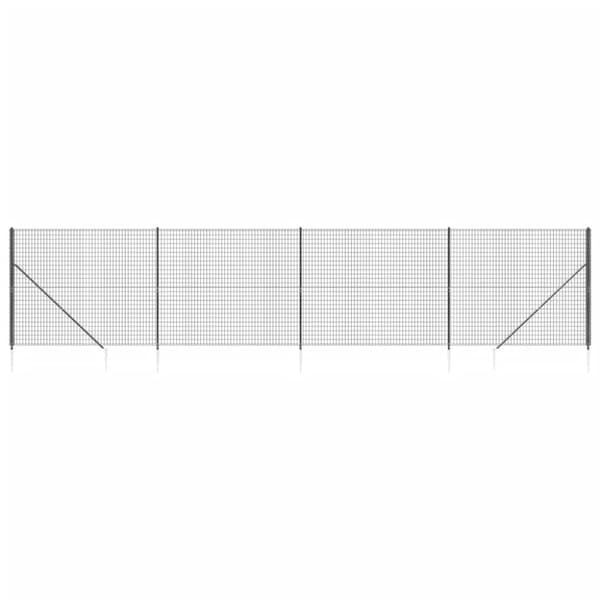 Stängsel med markspett antracit 2,2x10 m