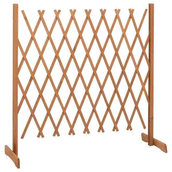 Spaljéstaket orange 180x100 cm massivt granträ