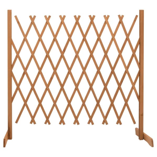 Spaljéstaket orange 180x100 cm massivt granträ