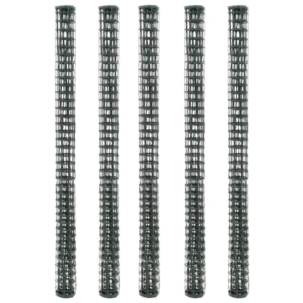 Stängselnät 5 st HDPE 1x1,2 m grön