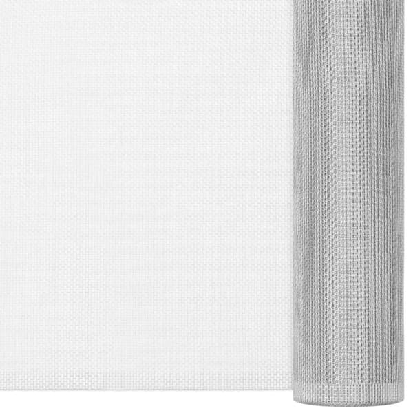Insektsnät aluminium 112x2000 cm silver