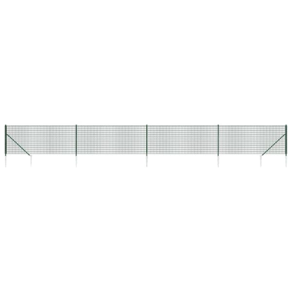 Stängsel med markspett grön 0,8x10 m
