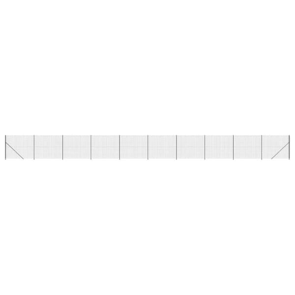 Stängsel med stolpsko antracit 1,4x25 m