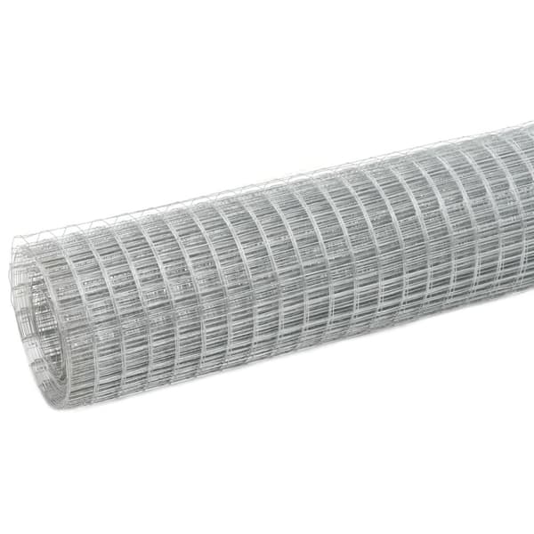 Hönsnät galvaniserat stål 25x1,5 m silver