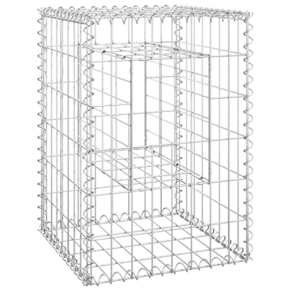 vidaXL gabionkurve 2 stk. 40x40x60 cm jern
