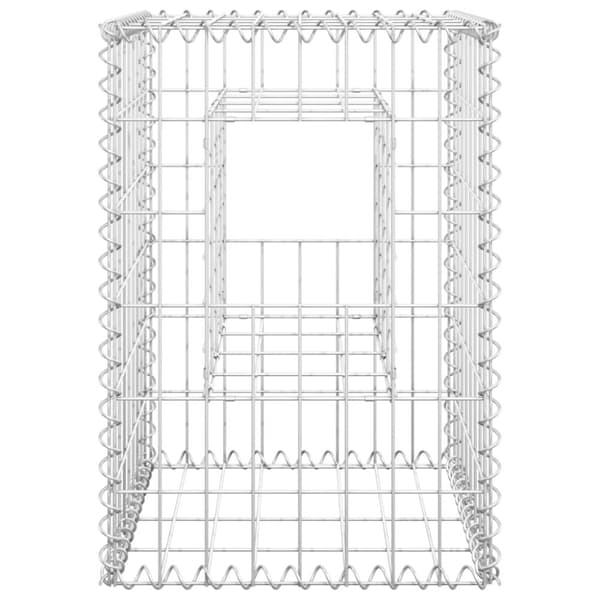 vidaXL gabionkurve 2 stk. 40x40x60 cm jern