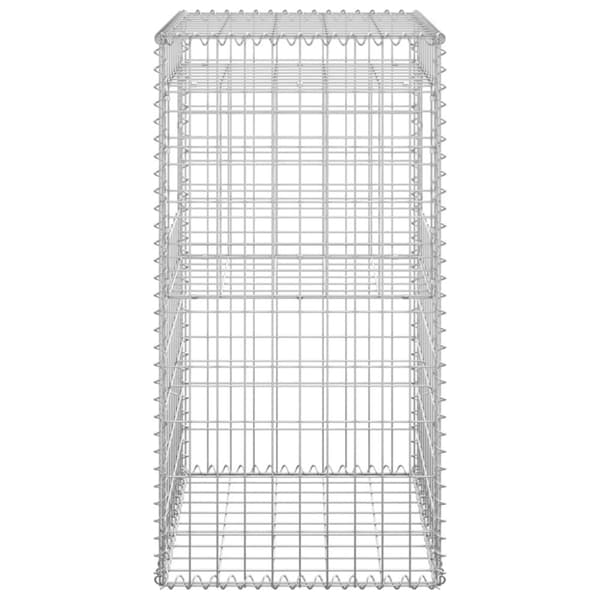 vidaXL gabionkurve 2 stk. 50x50x100 cm jern