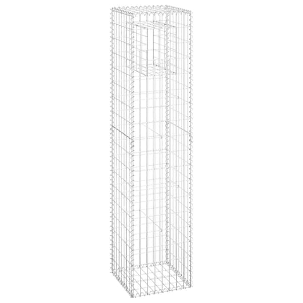 vidaXL Gabionstolpe 40x40x180 cm jern