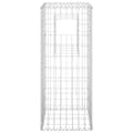 Miniatyrbilde 4 av 7: vidaXL Gabionstolper 2 stk 40x40x100 cm jern