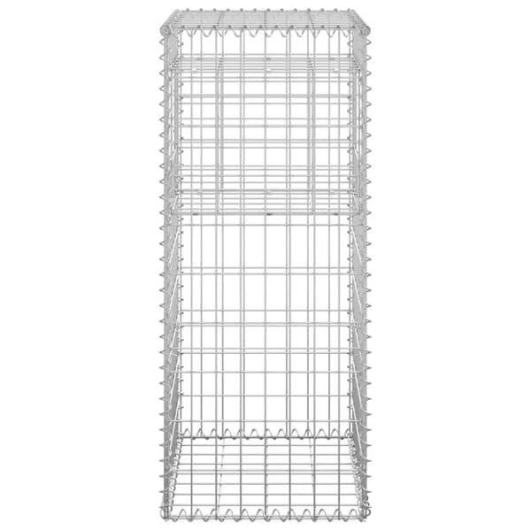 vidaXL Gabionstolper 2 stk 40x40x100 cm jern