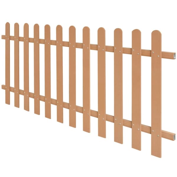 vidaXL Staket WPC 200x80 cm -  Staketspjälor