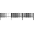 Miniatyrbillede 1 af 6: vidaXL stakit med stolper 3 stk. WPC 600x60 cm -  Stakitter