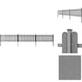 Miniatyrbillede 1 af 6: Stakitter - Living stakit med stolper 3 stk. WPC 600x60 cm
