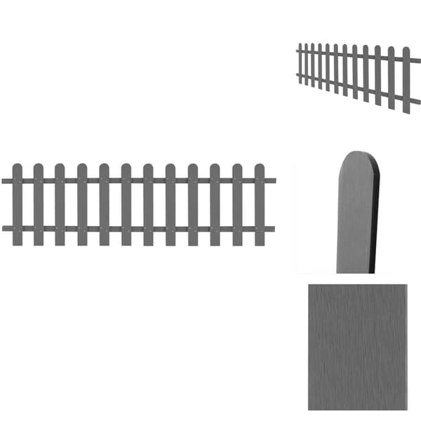 Stakitter - Living stakit 200x60 cm WPC