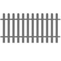 Miniatyrbillede 2 af 6: Stakit 200x100 cm WPC - Stakit - Stakitter - Home & Living