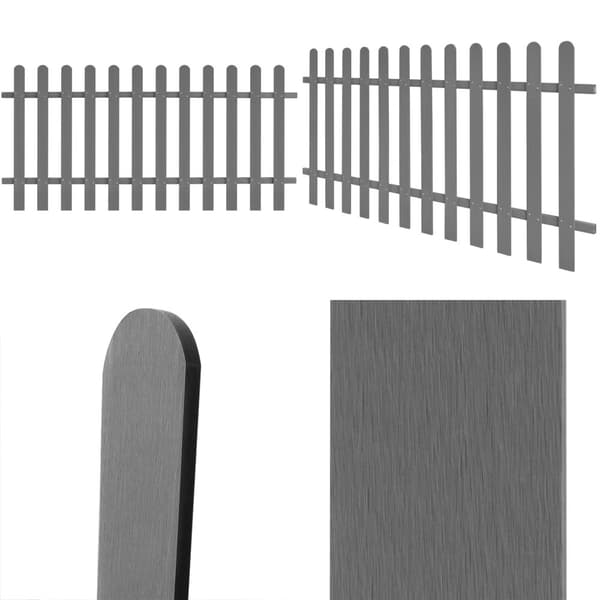 Stakit 200x100 cm WPC - Stakit - Stakitter - Home & Living