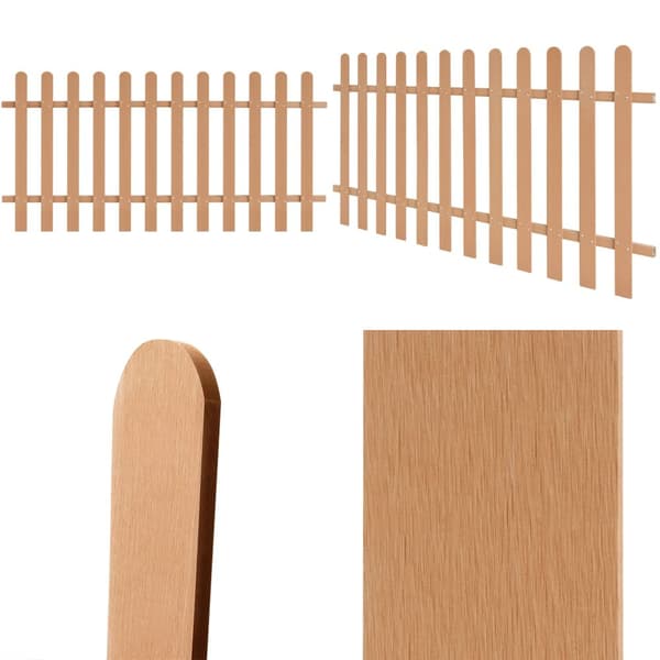 Stakit 200x100 cm WPC - Stakit - Stakitter - Home & Living