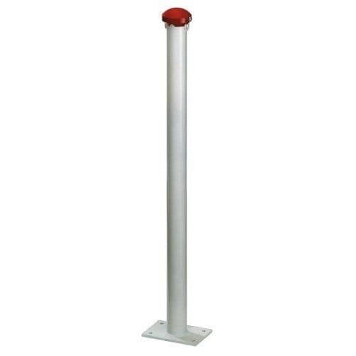 GAH-Alberts 690557 Standard Poteau d'arrêt att skruva Vit Diameter 60 x 1 000 mm…