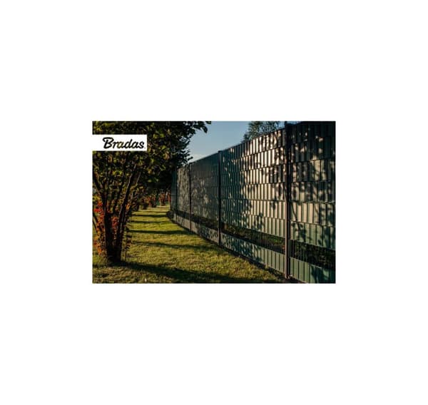 Hagegjerde skjermlist 19cm x 35m, 450g/m² brun