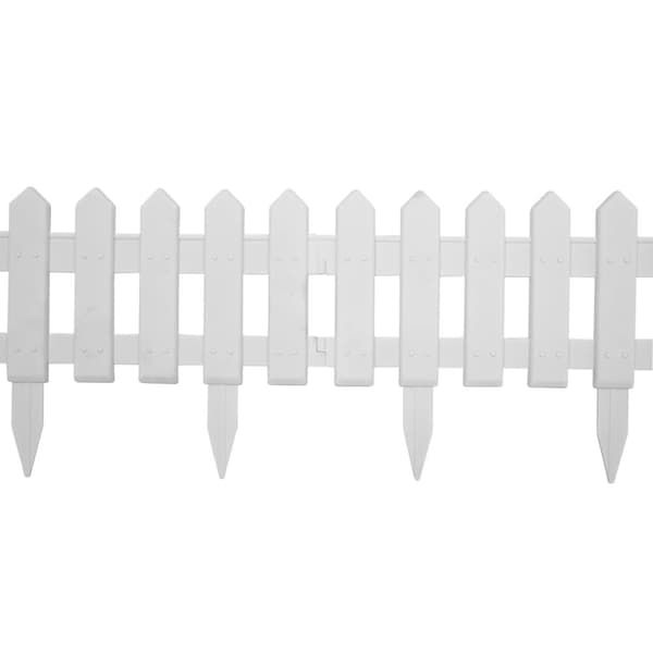 bedhegn 25 stk. 10 m PP hvid
