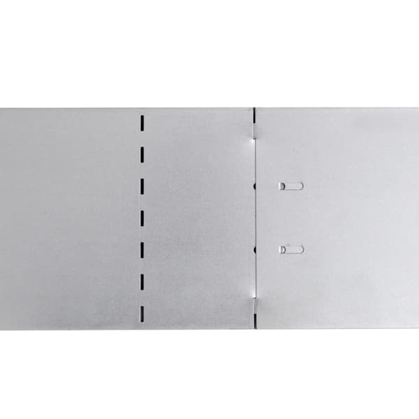 fleksibel bedkant 20 stk. 100x14 cm galvaniseret stål
