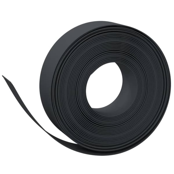 græskanter 3 stk. 10 m 15 cm polyethylen sort