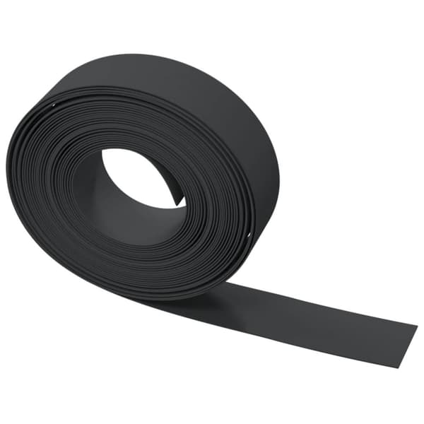 græskanter 3 stk. 10 m 15 cm polyethylen sort