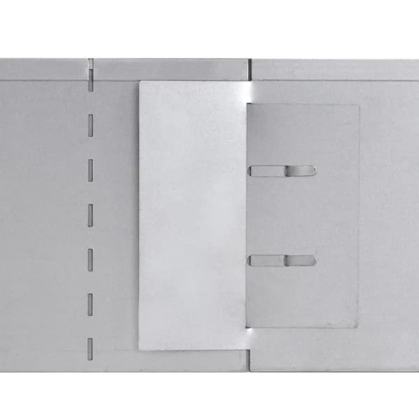 bedkanter 15 stk. galvaniseret stål 100 x 20 cm