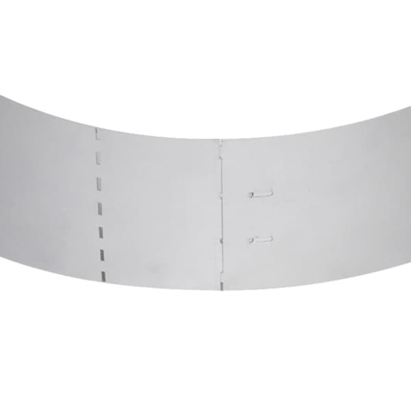 bedkanter 15 stk. galvaniseret stål 100 x 20 cm