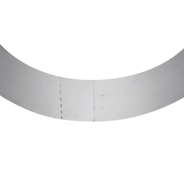 Rabattkant 10 st 100 x 14 cm flexibelt galvaniserat stål