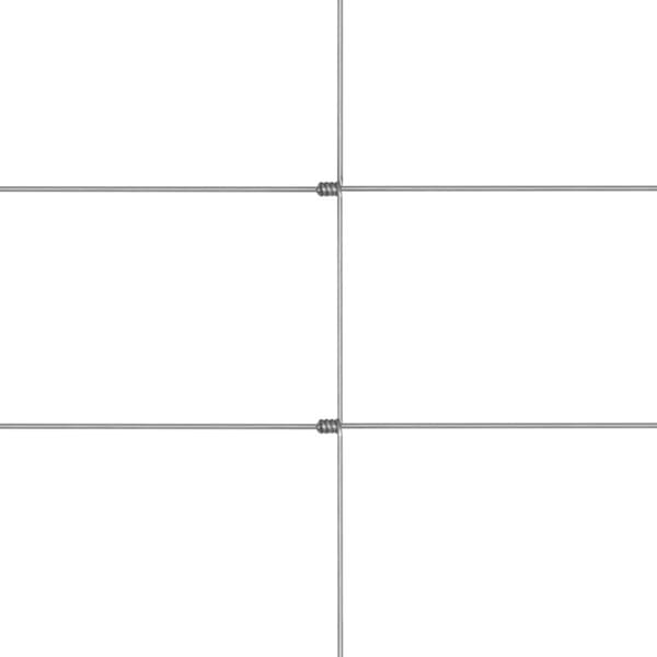 havehegn 50x1,25 m galvaniseret stål sølvfarvet