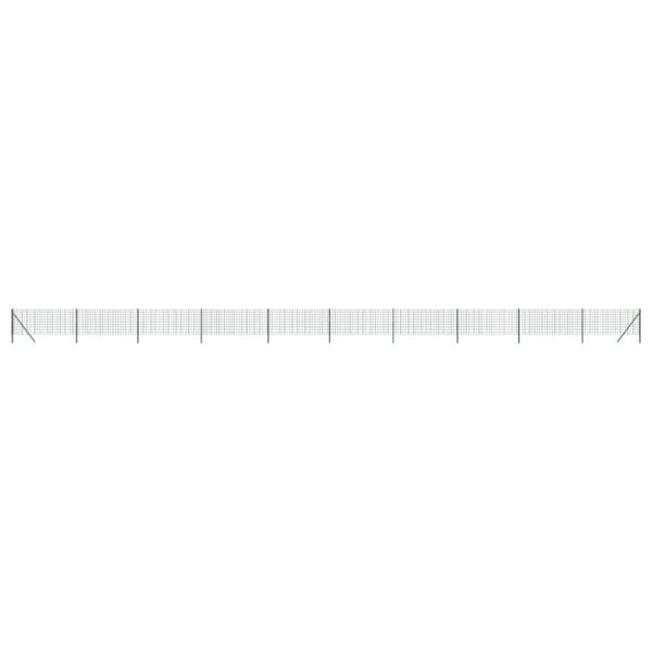 trådhegn 0,8x25 m galvaniseret stål grøn
