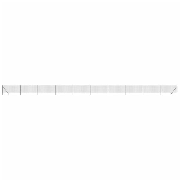 trådhegn 1,1x25 m galvaniseret stål antracitgrå
