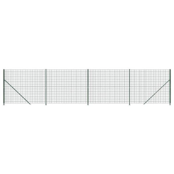 trådhegn med flange 1,6x10 m grøn