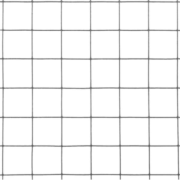 Kanaverkko teräs PVC pinnoitteella 10x1 m harmaa