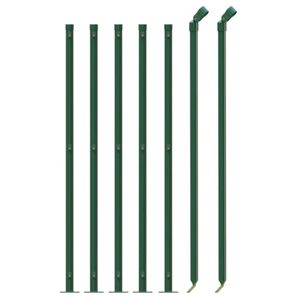 trådhegn med flange 1,1x10 m grøn
