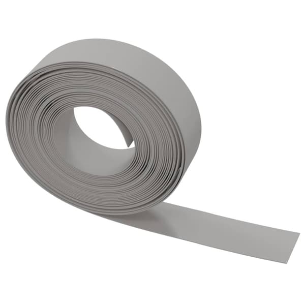 Puutarhareunukset 4 kpl harmaa 10 m 15 cm polyeteeni