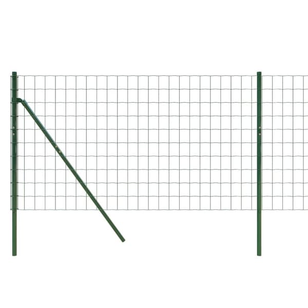 Verkkoaita vihreä 0,8x25 m galvanoitu teräs