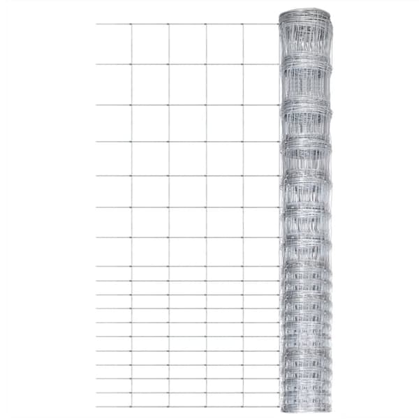 havehegn 50x1,5 m galvaniseret stål sølvfarvet