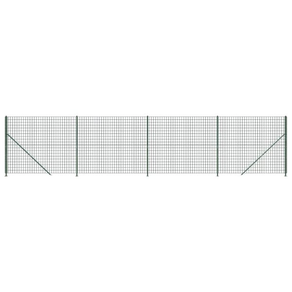 trådhegn med flange 1,6x10 m grøn