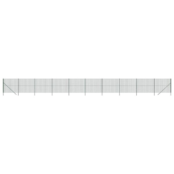 Stängsel grön 2,2x25 m galvaniserat stål