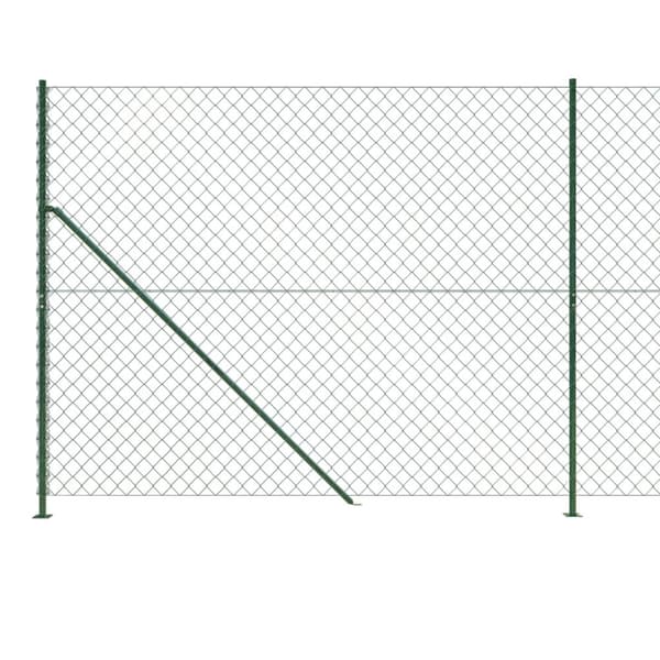 trådhegn med flange 1,8x10 m grøn