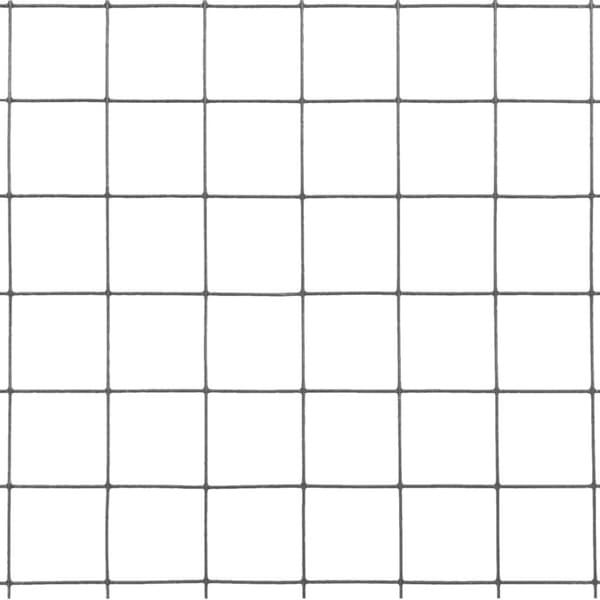 Kanaverkko teräs PVC pinnoitteella 10x0,5 m harmaa