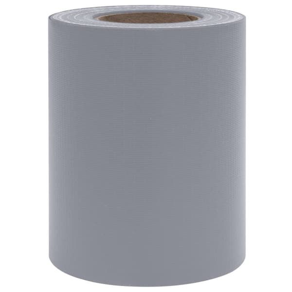 haveskærm 35x0,19 m 4 stk. PVC mat lysegrå