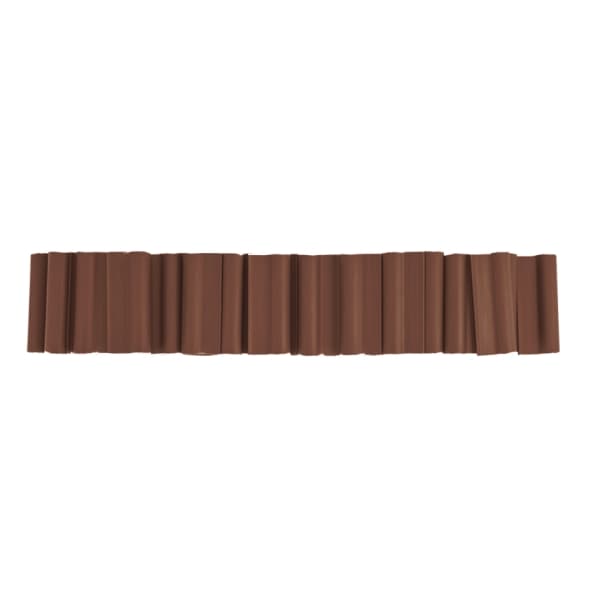 Sæt med 10 produkter. Clips til SOLID skærmstrimler - brun