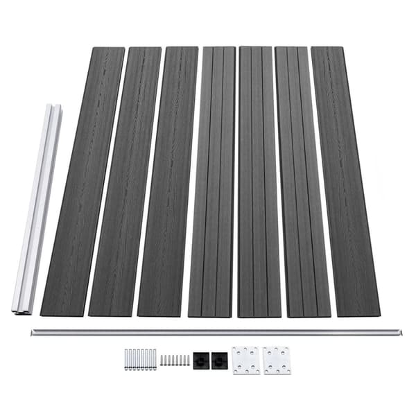 Aitapaneelisarja WPC 872x146 cm musta